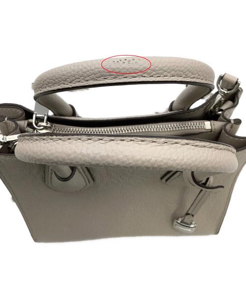 MICHAEL KORS（マイケル・コース）MICHAEL KORS (マイケル・コース) 2WAYバッグ Mercer Medium Messenger Bag ライトグレーの古着・服飾アイテム