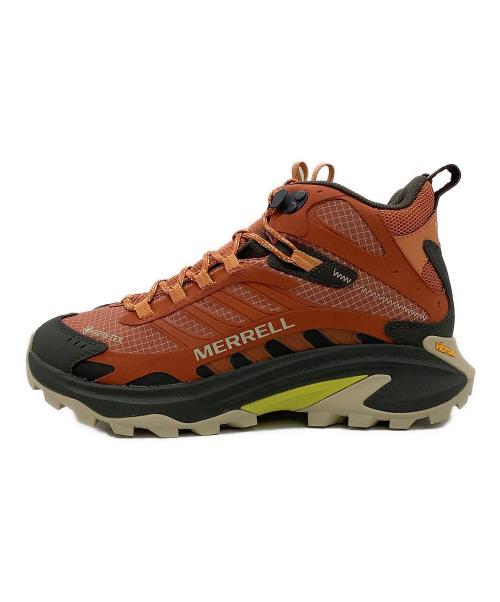MERRELL（メレル）MERRELL (メレル) トレッキングブーツ Moab Speed 2 Mid GTX オレンジ サイズ:25の古着・服飾アイテム