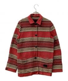 RALPH LAUREN（ラルフローレン）の古着「90`sラグジャケット」｜レッド×ブラック