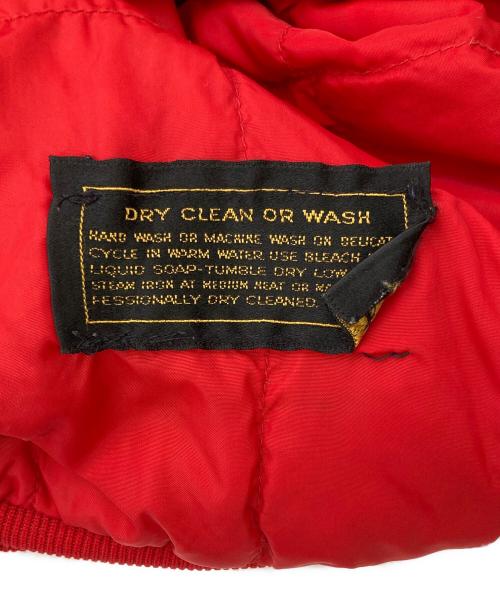 Eddie Bauer（エディーバウアー）Eddie Bauer (エディーバウアー) 70~80`sアノラックダウン レッド サイズ:不明の古着・服飾アイテム