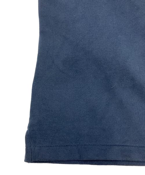 WOOLRICH（ウールリッチ）WOOLRICH (ウールリッチ) ハーフジップスウェット　パッチワーク ネイビー×ブラウン サイズ:XLの古着・服飾アイテム