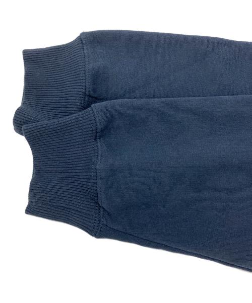 WOOLRICH（ウールリッチ）WOOLRICH (ウールリッチ) ハーフジップスウェット　パッチワーク ネイビー×ブラウン サイズ:XLの古着・服飾アイテム
