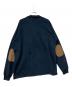 WOOLRICH (ウールリッチ) ハーフジップスウェット　パッチワーク ネイビー×ブラウン サイズ:XL：5000円