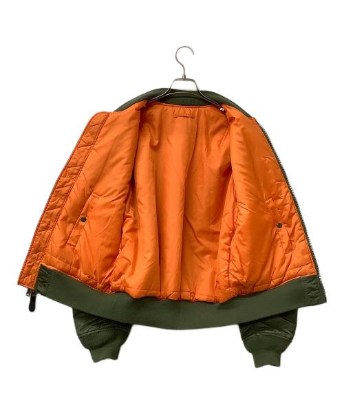 ALPHA（アルファ）ALPHA (アルファ) ブルゾン オリーブ サイズ:LARGEの古着・服飾アイテム