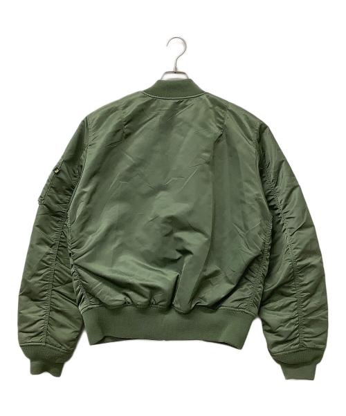 ALPHA（アルファ）ALPHA (アルファ) ブルゾン オリーブ サイズ:LARGEの古着・服飾アイテム