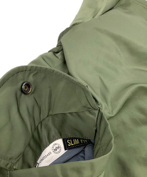 ALPHA（アルファ）ALPHA (アルファ) ブルゾン オリーブ サイズ:LARGEの古着・服飾アイテム