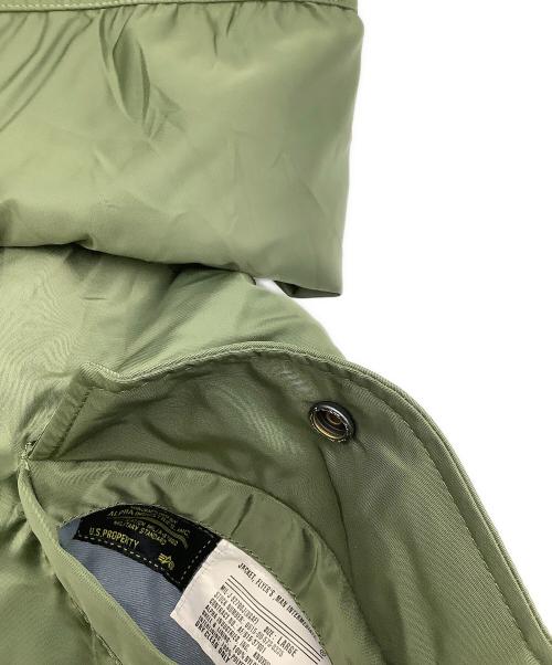 ALPHA（アルファ）ALPHA (アルファ) ブルゾン オリーブ サイズ:LARGEの古着・服飾アイテム