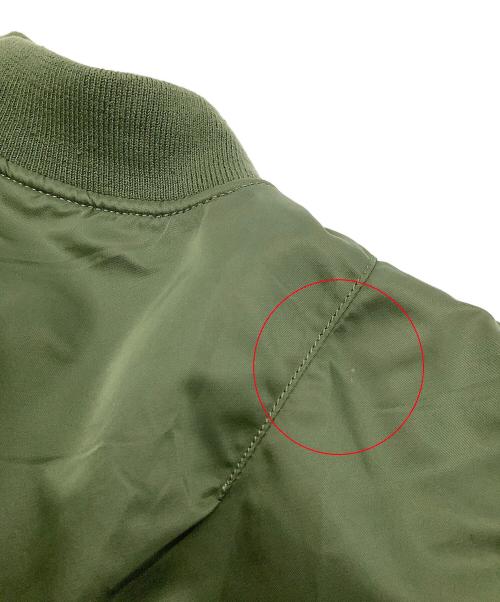 ALPHA（アルファ）ALPHA (アルファ) ブルゾン オリーブ サイズ:LARGEの古着・服飾アイテム