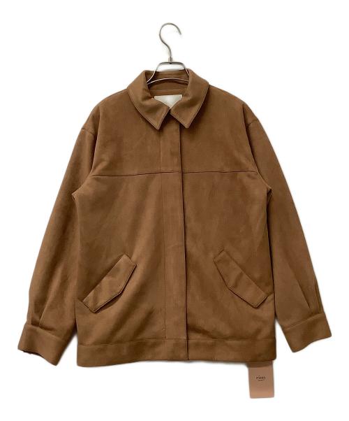 eimy istoire（エイミーイストワール）eimy istoire (エイミーイストワール) Synthetic Suedeジャケット ブラウン サイズ:Fの古着・服飾アイテム