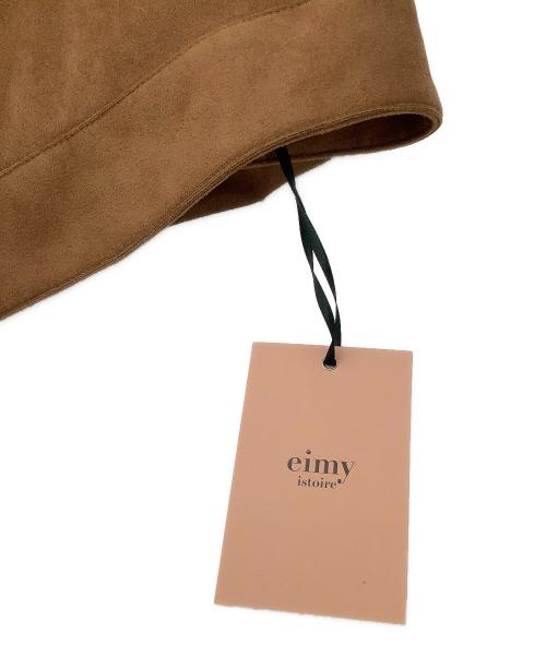 eimy istoire（エイミーイストワール）eimy istoire (エイミーイストワール) Synthetic Suedeジャケット ブラウン サイズ:Fの古着・服飾アイテム