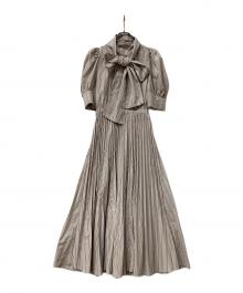 Snidel（スナイデル）の古着「ボウタイシャツワンピース」｜ピンク