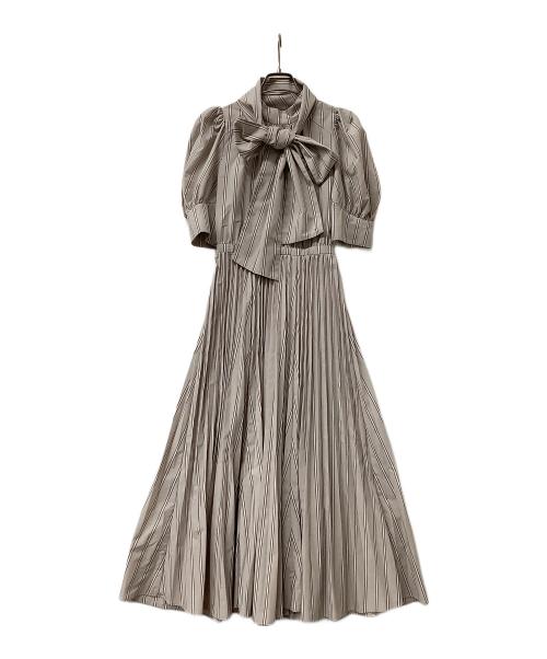 Snidel（スナイデル）Snidel (スナイデル) ボウタイシャツワンピース ピンクの古着・服飾アイテム