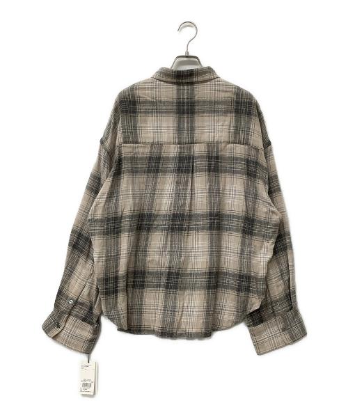 Snidel（スナイデル）Snidel (スナイデル) ネルシャツ ブラウン×ピンク サイズ:Fの古着・服飾アイテム