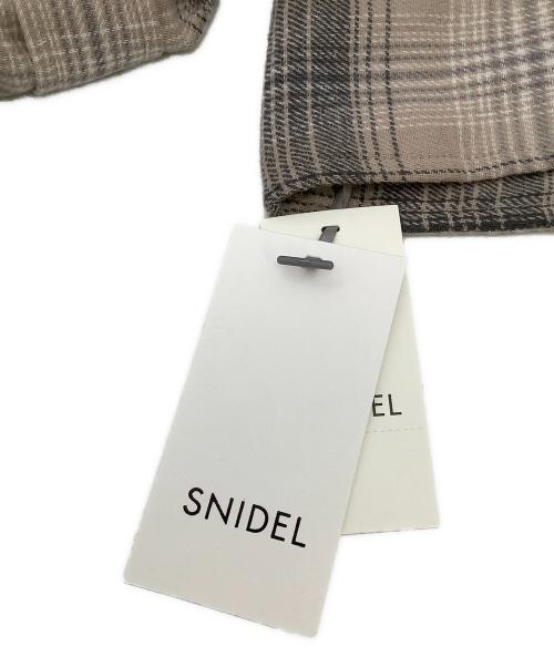 Snidel（スナイデル）Snidel (スナイデル) ネルシャツ ブラウン×ピンク サイズ:Fの古着・服飾アイテム