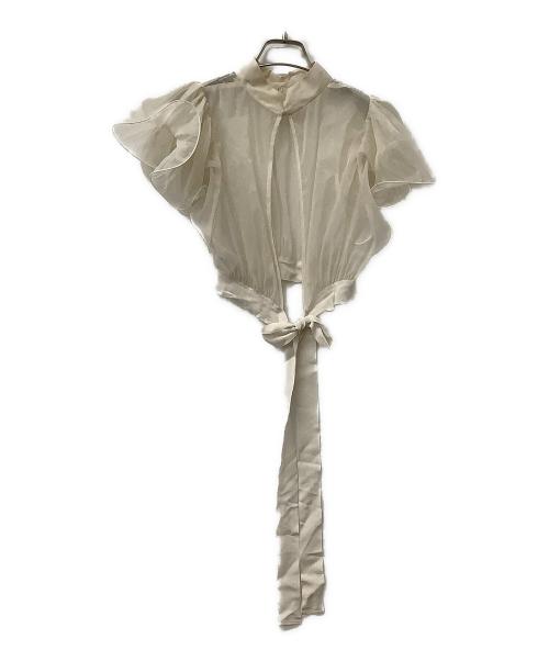 Snidel（スナイデル）Snidel (スナイデル) ボレロレイヤードワンピース ブラック×ベージュの古着・服飾アイテム