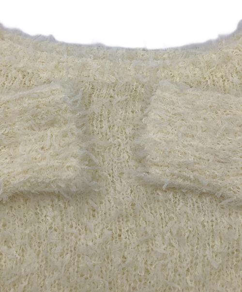 Snidel（スナイデル）Snidel (スナイデル) ミックスヤーンニットプルオーバー イエロー サイズ:Fの古着・服飾アイテム