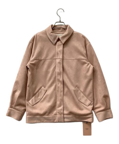 eimy istoire（エイミーイストワール）eimy istoire (エイミーイストワール) Synthetic Suedeジャケット ピンク サイズ:Fの古着・服飾アイテム