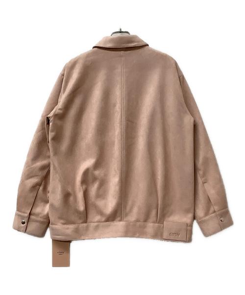 eimy istoire（エイミーイストワール）eimy istoire (エイミーイストワール) Synthetic Suedeジャケット ピンク サイズ:Fの古着・服飾アイテム