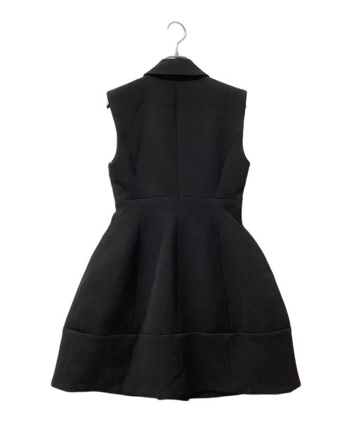 Snidel（スナイデル）Snidel (スナイデル) コンストラクトミニワンピース ブラックの古着・服飾アイテム