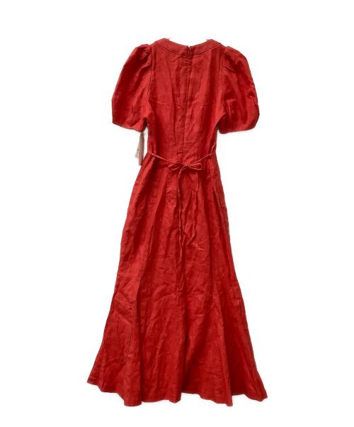 Snidel（スナイデル）Snidel (スナイデル) フロントボタンマーメイドワンピース レッド サイズ:1の古着・服飾アイテム