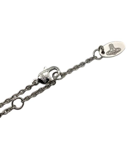 Vivienne Westwood（ヴィヴィアンウエストウッド）Vivienne Westwood (ヴィヴィアンウエストウッド) ディアマンテハートネックレス レッドの古着・服飾アイテム