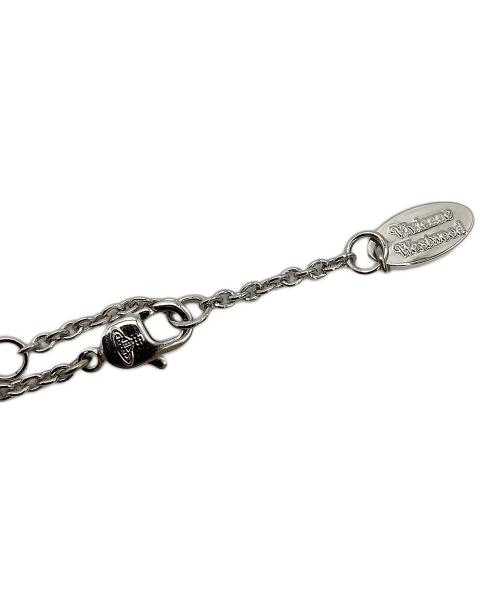 Vivienne Westwood（ヴィヴィアンウエストウッド）Vivienne Westwood (ヴィヴィアンウエストウッド) ディアマンテハートネックレス レッドの古着・服飾アイテム