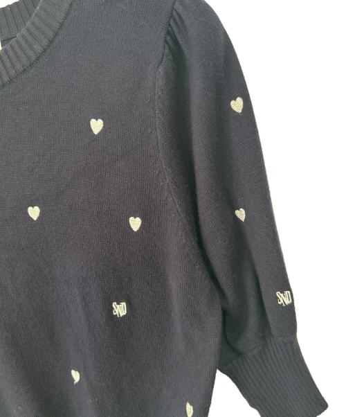Snidel（スナイデル）Snidel (スナイデル) ニット ネイビー サイズ:1の古着・服飾アイテム