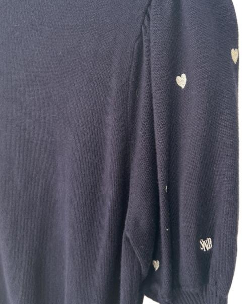 Snidel（スナイデル）Snidel (スナイデル) ニット ネイビー サイズ:1の古着・服飾アイテム