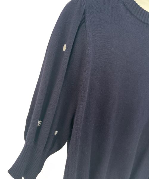 Snidel（スナイデル）Snidel (スナイデル) ニット ネイビー サイズ:1の古着・服飾アイテム