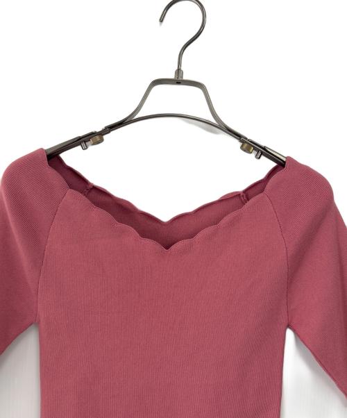 Snidel（スナイデル）Snidel (スナイデル) ニット ピンク サイズ:Fの古着・服飾アイテム