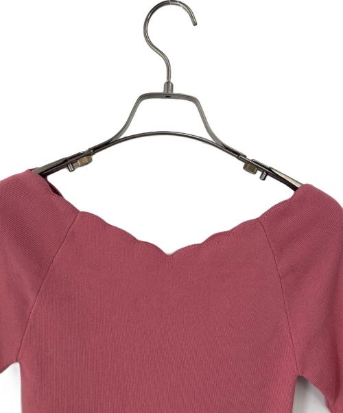 Snidel（スナイデル）Snidel (スナイデル) ニット ピンク サイズ:Fの古着・服飾アイテム