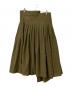 Y's Red Label (ワイズレッドレーベル) ラッププリーツスカート カーキ サイズ:2：8000円