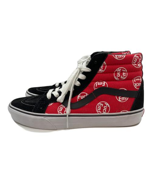 VANS（ヴァンズ）VANS (ヴァンズ) SUPREME (シュプリーム) ハイカットスニーカー レッド×ブラック サイズ:28の古着・服飾アイテム