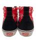 VANS (ヴァンズ) SUPREME (シュプリーム) ハイカットスニーカー レッド×ブラック サイズ:28：14000円
