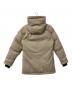 中古・古着 CANADA GOOSE (カナダグース) ダウンジャケット ベージュ サイズ:S：40000円