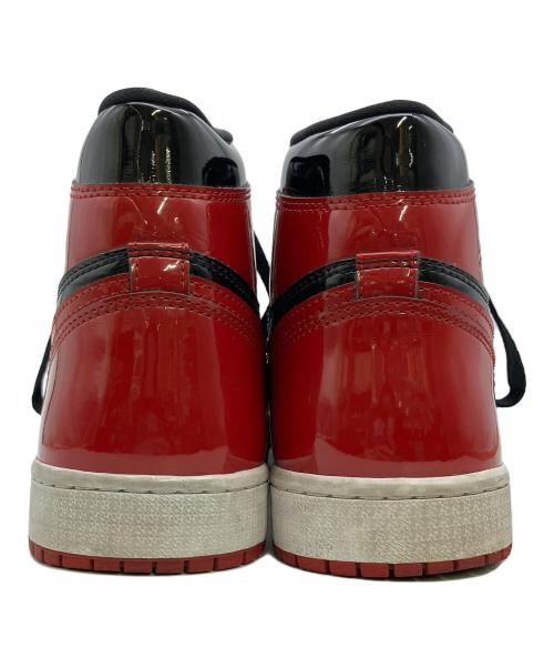 NIKE（ナイキ）NIKE (ナイキ) スニーカー AIR JORDAN 1 HIGH OG ブラック×レッド サイズ:cm 26.5の古着・服飾アイテム