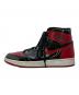 NIKE (ナイキ) スニーカー AIR JORDAN 1 HIGH OG ブラック×レッド サイズ:cm 26.5：16000円