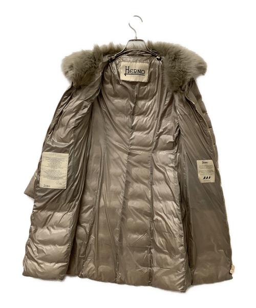 HERNO（ヘルノ）HERNO (ヘルノ) ダウンコート ベージュ サイズ:38の古着・服飾アイテム