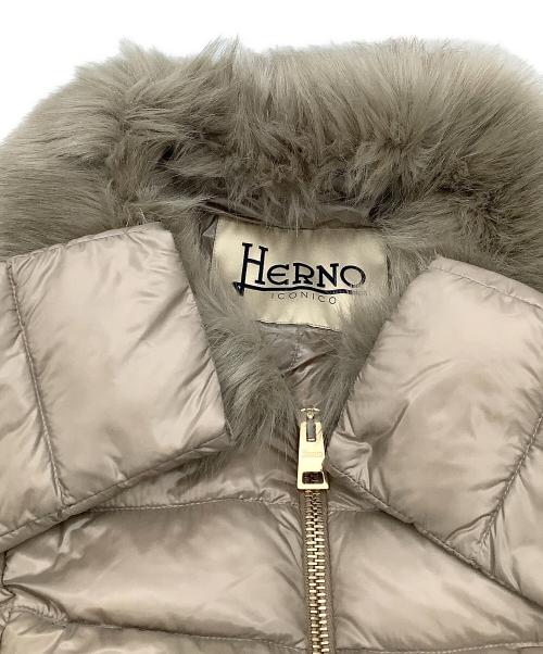 HERNO（ヘルノ）HERNO (ヘルノ) ダウンコート ベージュ サイズ:38の古着・服飾アイテム