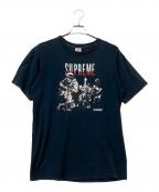 SUPREMEシュプリーム）の古着「半袖Tシャツ  11AW GOD&COUNTRY」｜ネイビー