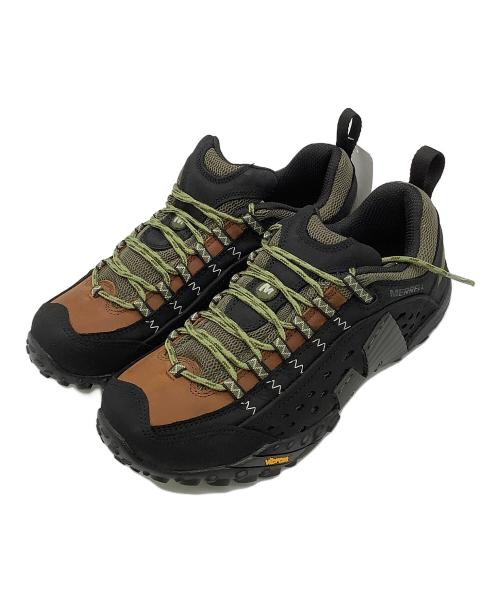 MERRELL（メレル）MERRELL (メレル) Intercept ブラック×グリーン サイズ:US 7の古着・服飾アイテム