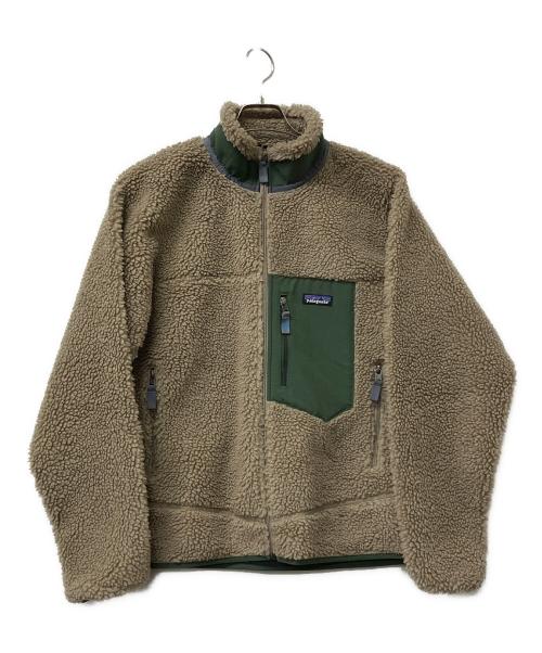 Patagonia（パタゴニア）Patagonia (パタゴニア) フリースジャケット M's Classic Retro-X Jkt カーキ×グリーン SBDY(SEABIR サイズ:Mの古着・服飾アイテム