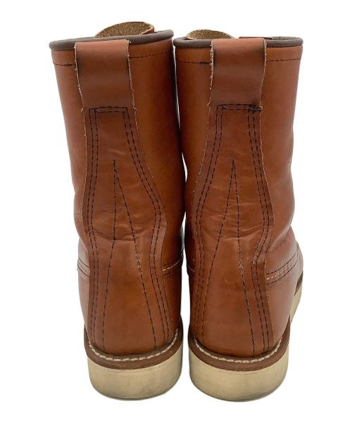 RED WING（レッドウィング）RED WING (レッドウィング) レースアップブーツ 赤羽根刺繍タグ オレンジブラウン（オロラセット） サイズ:CM24の古着・服飾アイテム