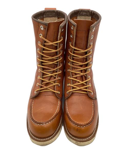 RED WING（レッドウィング）RED WING (レッドウィング) レースアップブーツ 赤羽根刺繍タグ オレンジブラウン（オロラセット） サイズ:CM24の古着・服飾アイテム