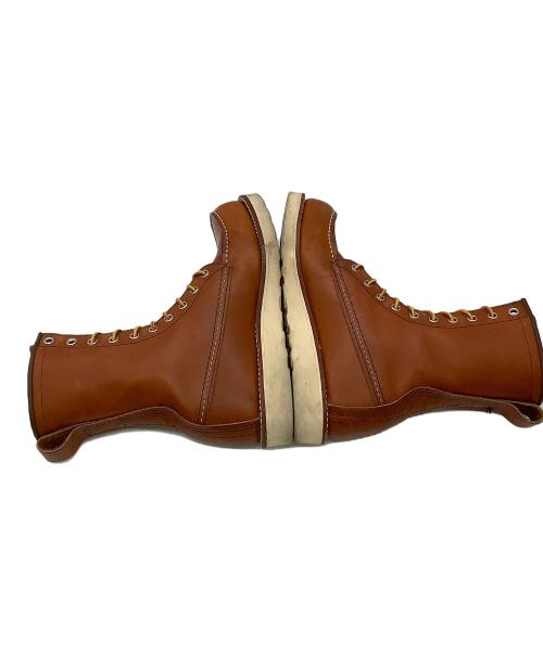 RED WING（レッドウィング）RED WING (レッドウィング) レースアップブーツ 赤羽根刺繍タグ オレンジブラウン（オロラセット） サイズ:CM24の古着・服飾アイテム