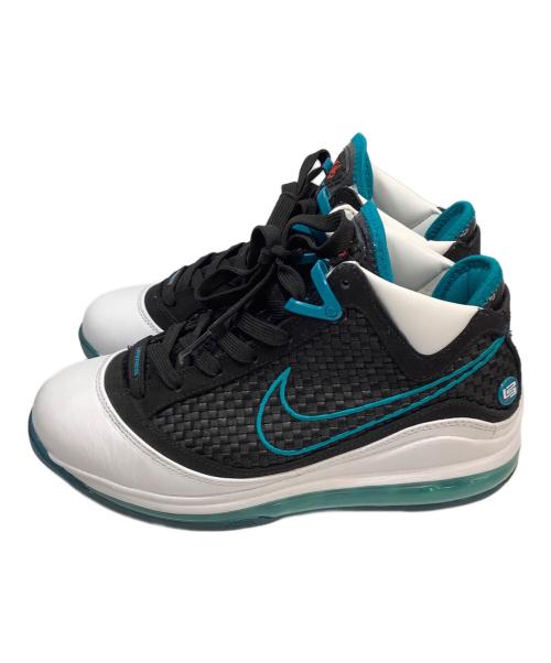 NIKE（ナイキ）NIKE (ナイキ) LEBRON VII QS ブラック×ホワイト サイズ:25cmの古着・服飾アイテム