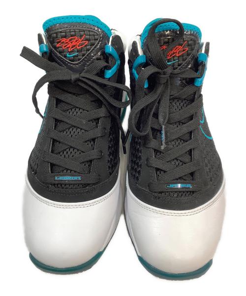 NIKE（ナイキ）NIKE (ナイキ) LEBRON VII QS ブラック×ホワイト サイズ:25cmの古着・服飾アイテム