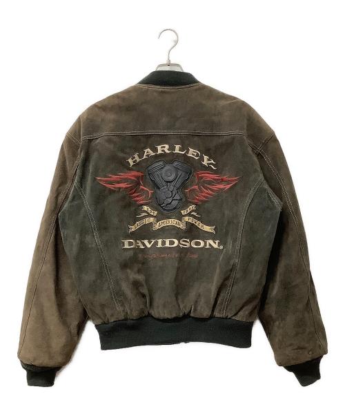 HARLEY-DAVIDSON（ハーレーダビッドソン）HARLEY-DAVIDSON (ハーレーダビッドソン) レザージャケット ブラウン サイズ:Mの古着・服飾アイテム