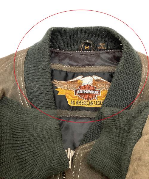 HARLEY-DAVIDSON（ハーレーダビッドソン）HARLEY-DAVIDSON (ハーレーダビッドソン) レザージャケット ブラウン サイズ:Mの古着・服飾アイテム