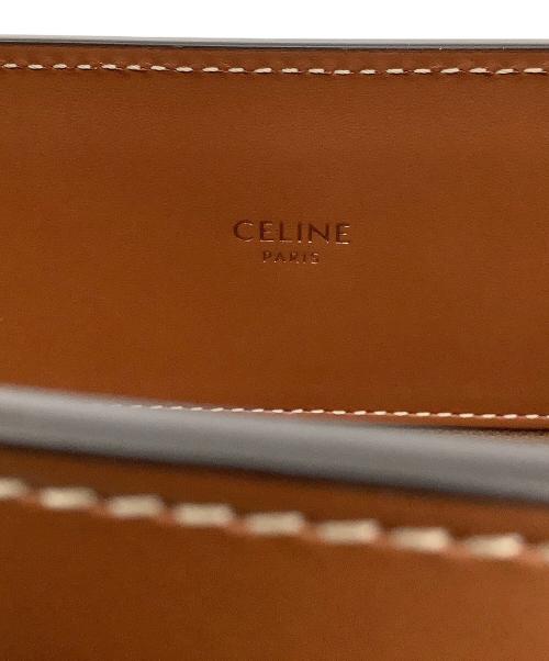 CELINE（セリーヌ）CELINE (セリーヌ) スモールバーティカル2WAYトートバッグ 192082EFY ブラウン×ベージュの古着・服飾アイテム